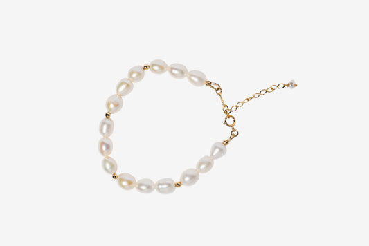 Bracelet perles d'eau douce et perles en or | Estate