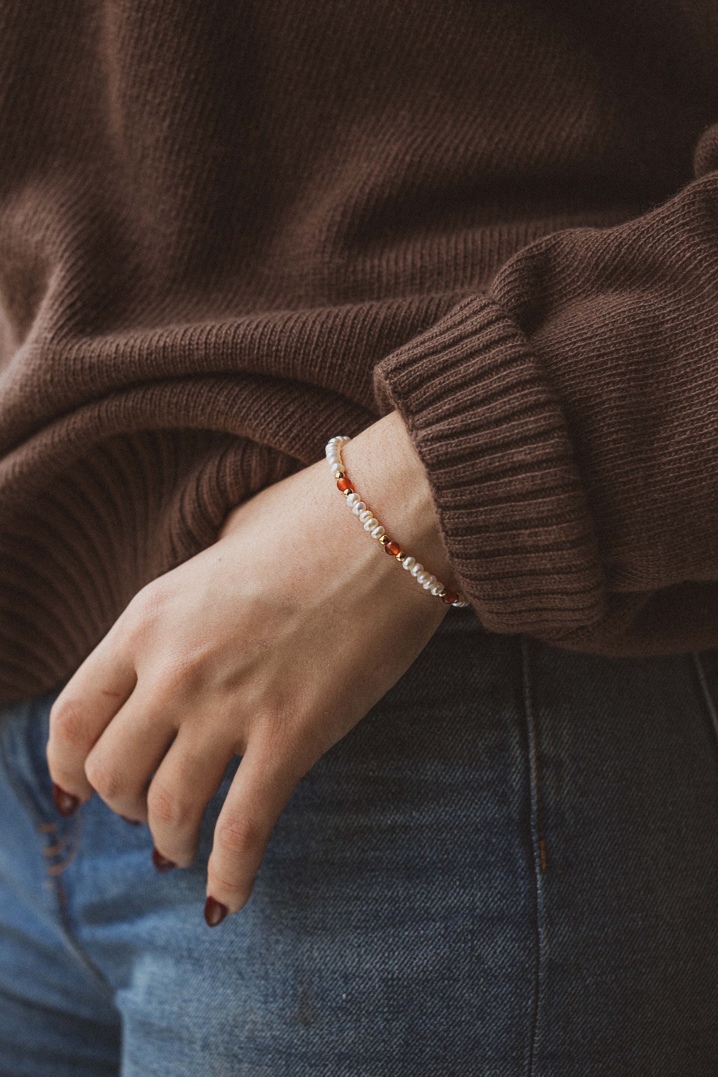 Bracelet en perles de culture et pierres fines | Gioia